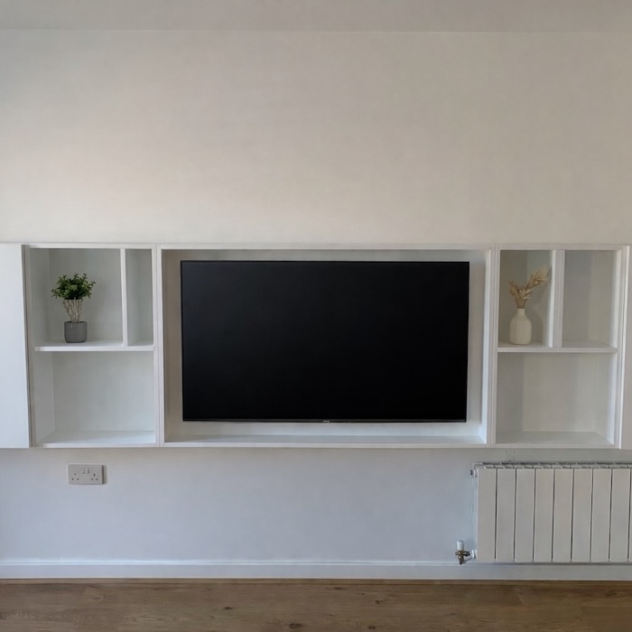 Bespoke custom media unit in sussex surrey london chichester