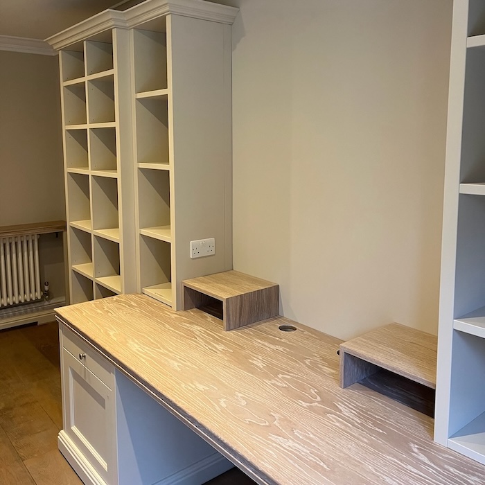 Contemporary Bespoke Home Office in Surrey